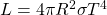 L=4\pi{R}^{2}\sigma{T}^{4}