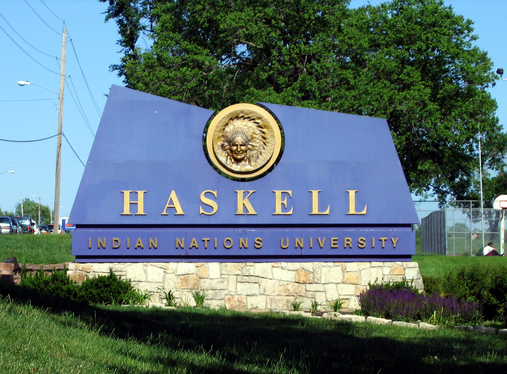 Haskell University Sign