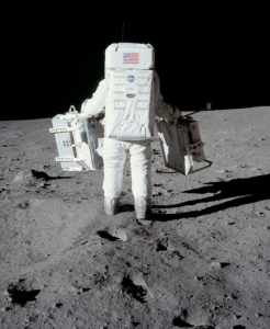 Buzz Aldrin on the Moon