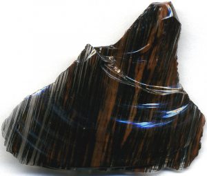 Glassy texture, which is very smooth without the presence of crystals or minerals