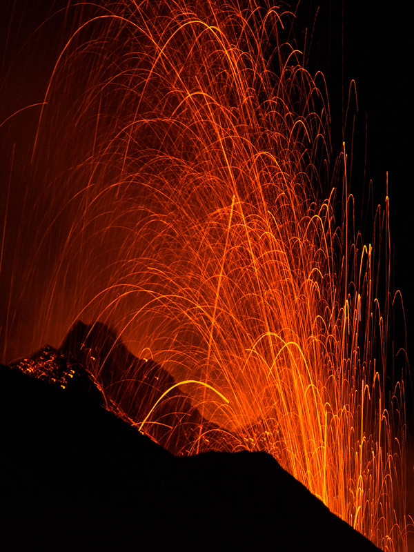 Lava fountain