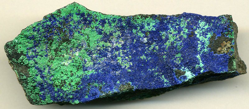 Green Malachite and Blue Azurite