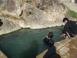 Verde Hot Springs is a naturally-occurring deep spring of hot water people can bathe in off a hiking trail at Camp Verde near Prescott.