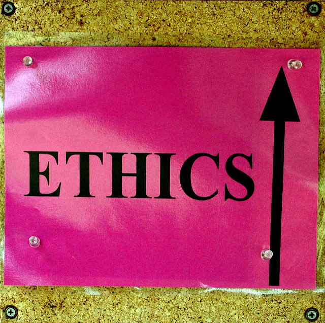 Ethics sign