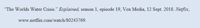 series episode citation example