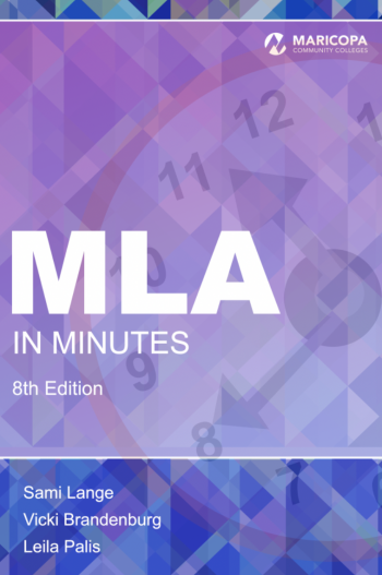 Cover image for MLA in Minutes