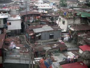 A collection of shacks in Manila, Philippines.