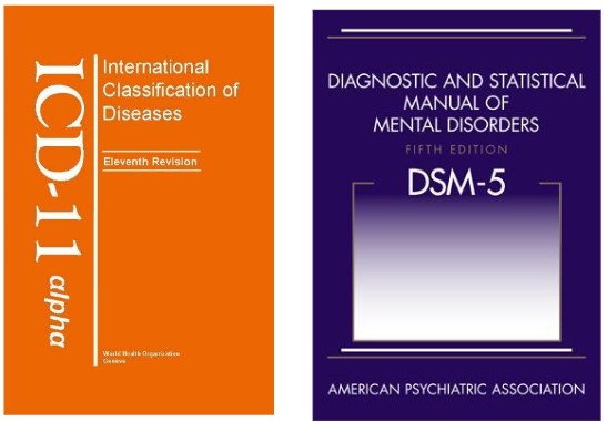 An image of the IDC - 11 and DSM - 5.