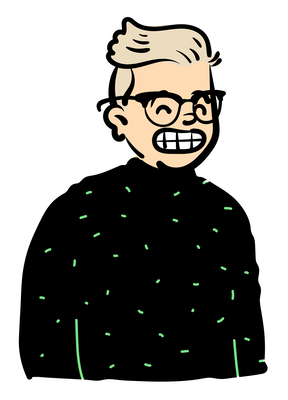 drawing of hip instructional designer