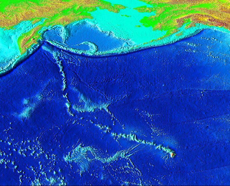 A map of the Hawaiian-Emperor Seamount Chain