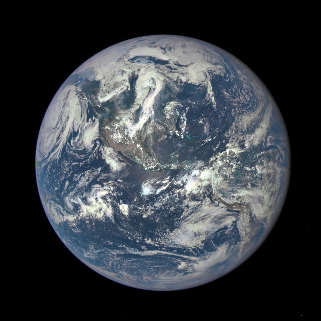 Satellite image of Earth