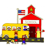 children attending to school