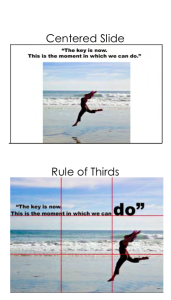 Image depicting 'rule of thirds' dividing the image into nine quadrants