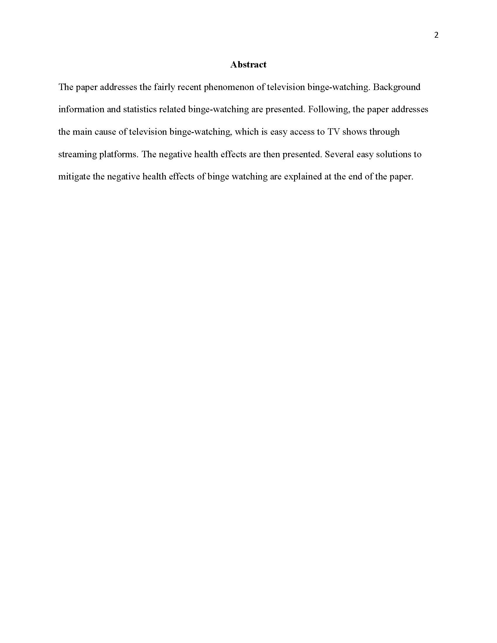 abstract paper example