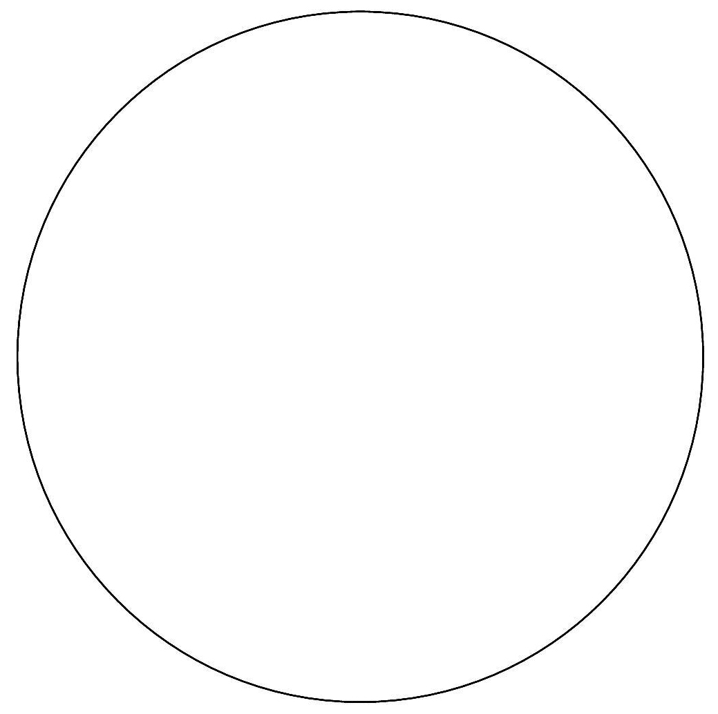 Blank Circle to Practice Streak Plate Technique