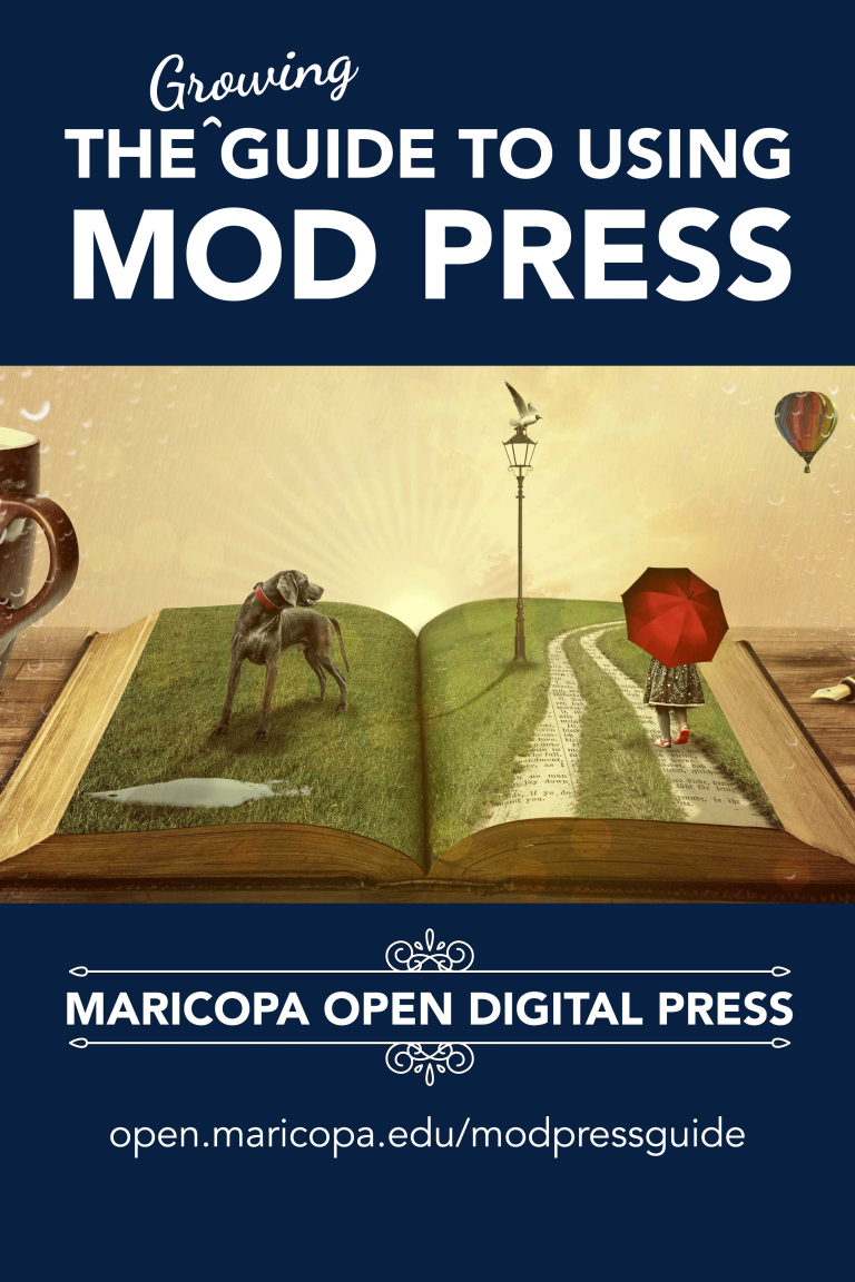 Maricopa Open Digital Press Guide Simple Book Publishing