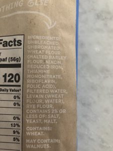 Bread label