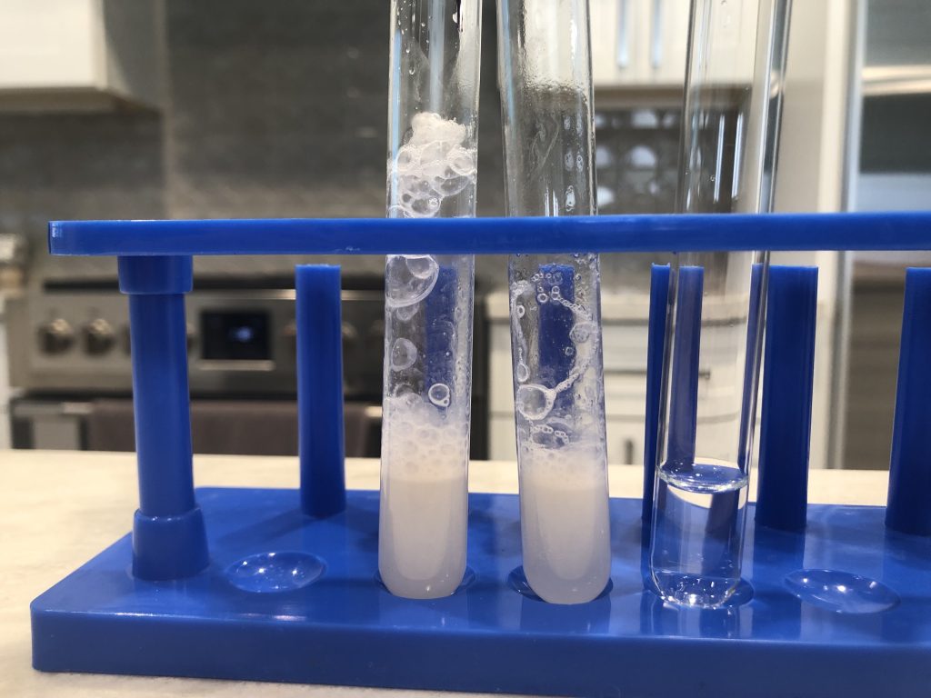 Enzyme concentration results