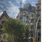 Buildings in Barcelona, Spain