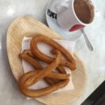 Churro and coffee