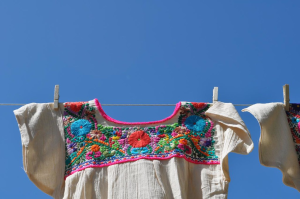 blouse on clothesline