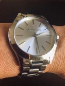 a fine watch displaced on a wrist