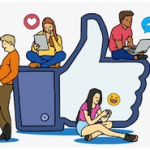 young people using social media