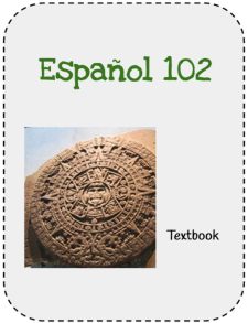 Español 102 book cover