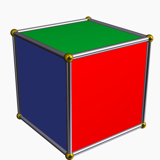Face colored cube