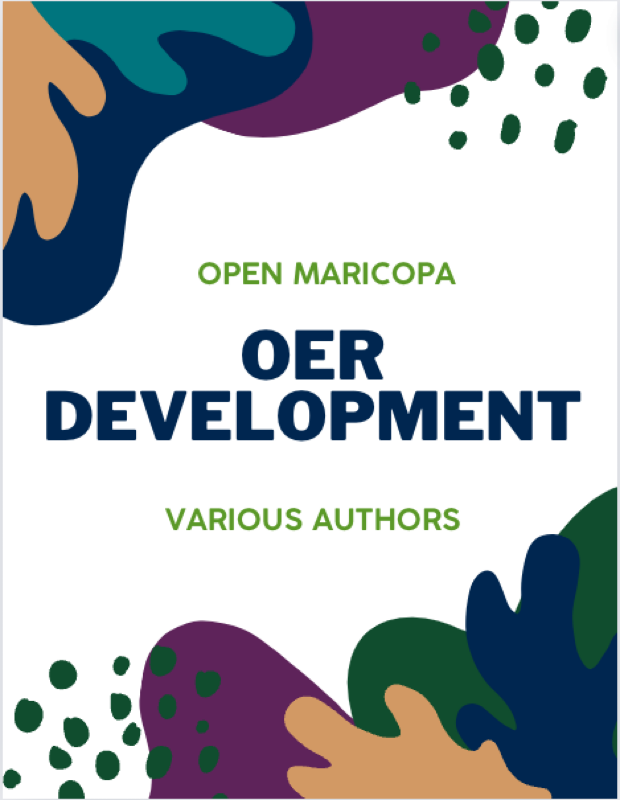 Cover image for Open Maricopa OER Grant Final Products