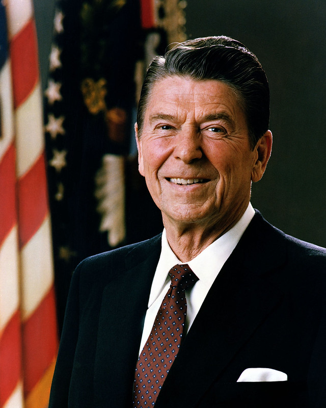 Ronald Reagan, 1981. White House photo.