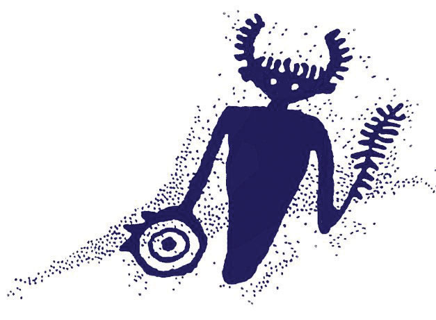An illustration of a petroglyph.