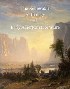 The Renewable Anthology of Early American Literature 2.0 book cover