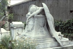 Image showing Angel of grief, a 1894 sculpture by William Wetmore Story 