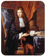 Painting of chemist Robert Boyle
