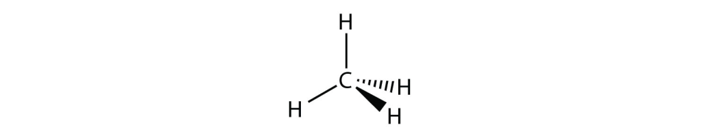 Methane bonding.