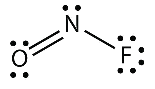 Lewis structure for NOF