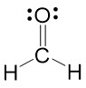 Lewis structure of formaldehyde