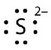 Sulfur Lewis Electron Dot Diagram