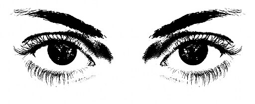 Drawing of eyes