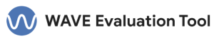 WAVE Evaluation Tool logo with a blue wave symbol.