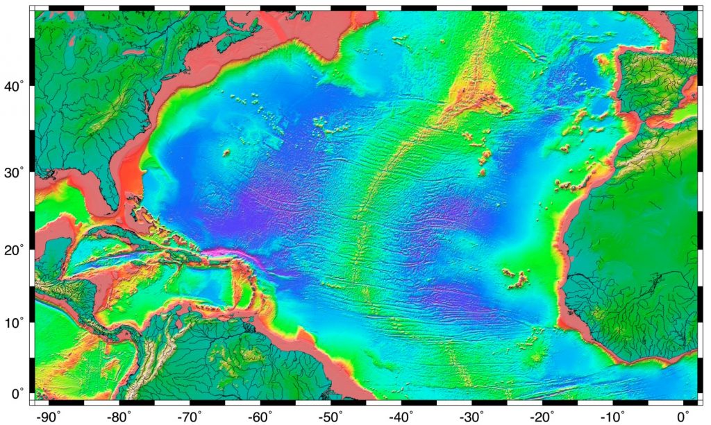 18.1 The Topography of the Sea Floor – Physical Geology