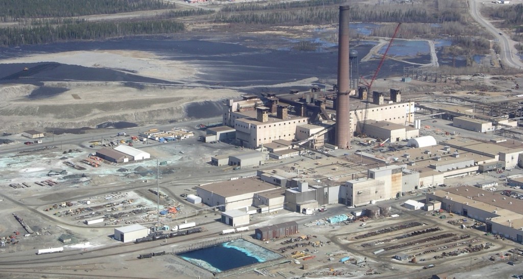 Figure 20.4 The nickel smelter at Thompson, Manitoba [https://en.wikipedia.org/wiki/Thompson,_Manitoba#/media/File:Vale_Nickel_Mine.JPG]