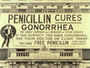Penicillin poster fro mthe 1940's